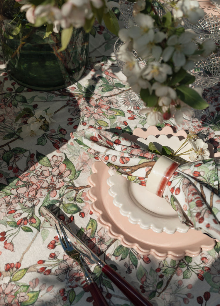 Cherry Blossom Linen Napkin