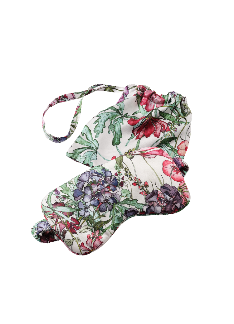 Cutting Garden Silk Sleep Mask