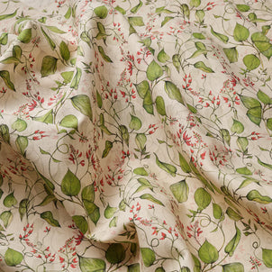 Runner Bean Flower Fabric - 3m 255gr