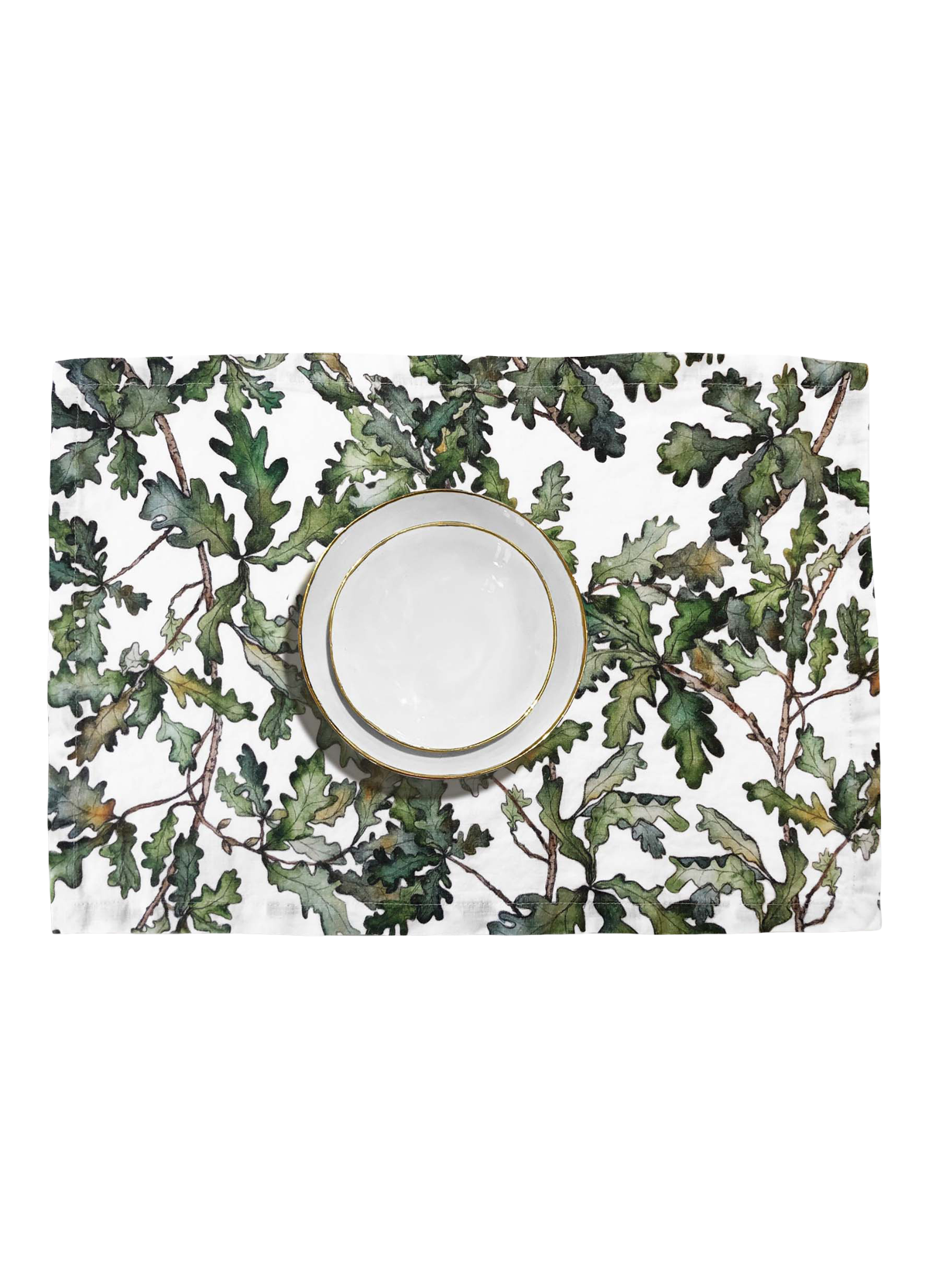 Oak Leaf Linen Placemat