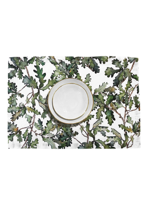 Oak Leaf Linen Placemat