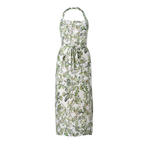 Oak Leaf Printed Linen Apron