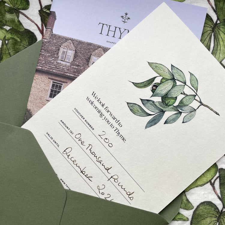 Thyme Experience Gift Card