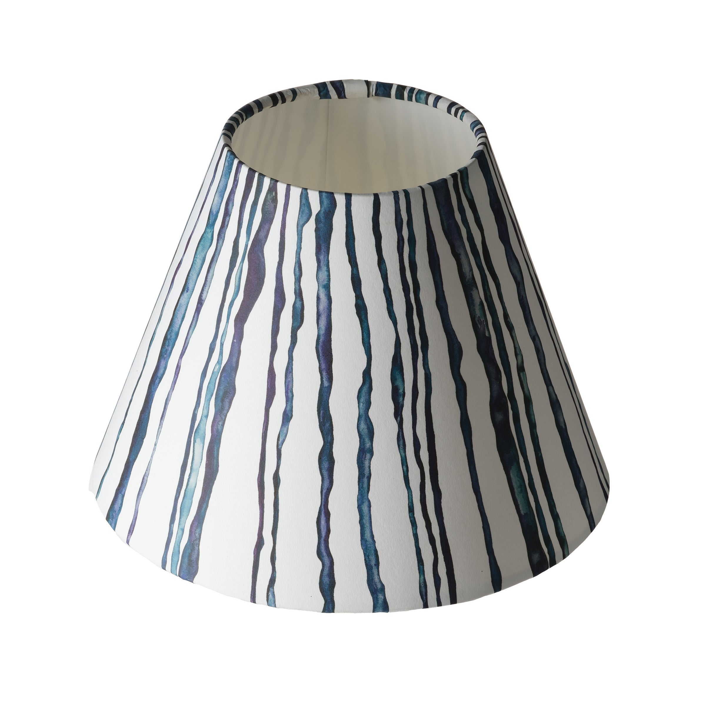 Organic Blue Stem Stripe Lampshade